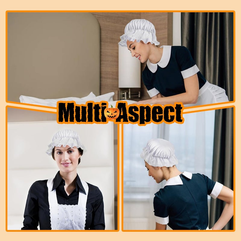 Scotamalone Capss for Women Hatss Halloweens Costume Bonnets Colonialss Accessory Nightcapss - Image 4